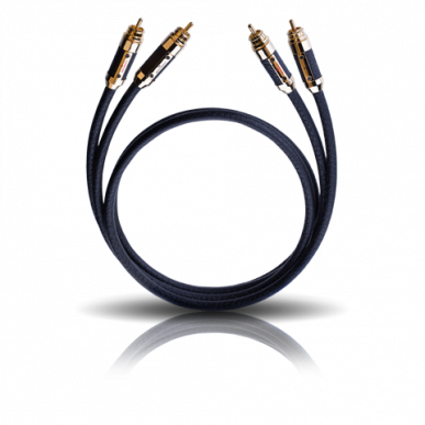 Межблочный кабель RCA Oehlbach STATE OF THE ART XXL Black Connection Cable RCA, 2x0,75m, gold, D1C13832